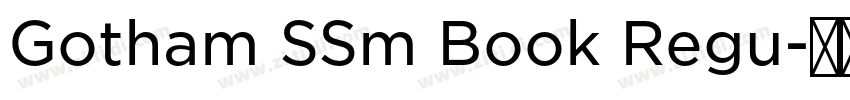Gotham SSm Book Regu字体转换